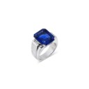 SAPPHIRE AND DIAMOND RING