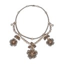 ANTIQUE DIAMOND FLOWER NECKLACE