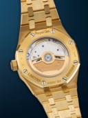 AUDEMARS PIGUET &amp; 1017 ALYX 9SM. A VERY RARE AND UNUSUAL 18K GOLD LIMITED EDITION AUTOMATIC WRISTWATCH WITH SWEEP CENTRE SECONDS AND BRACELET