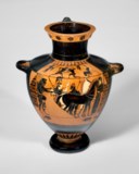AN ATTIC BLACK-FIGURED HYDRIA