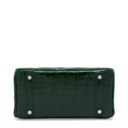 A SHINY VERT FONCÉ NILOTICUS CROCODILE BIRKIN 25 WITH PALLADIUM HARDWARE