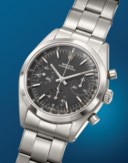 ROLEX. A RARE AND HIGHLY ATTRACTIVE STAINLESS STEEL CHRONOGRAPH WRISTWATCH WITH BRACELET