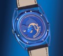 DE BETHUNE. A RARE, UNUSUAL AND EXTREMELY ATTRACTIVE MIRROR-POLISHED BLUED TITANIUM LIMITED EDITION LIGHTWEIGHT WRISTWATCH WITH POWER RESERVE AND ‘FLOATING LUGS’