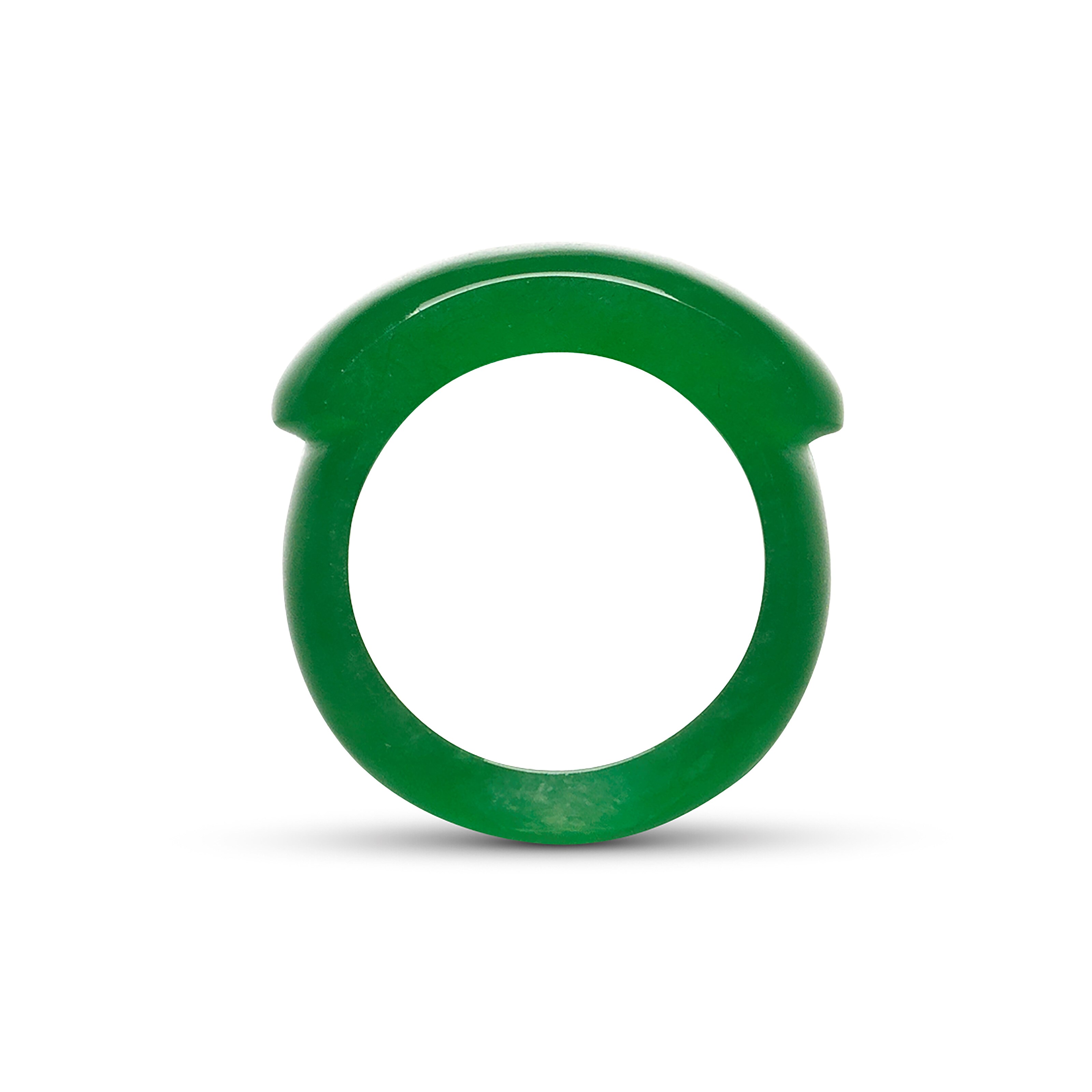 NO RESERVE - JADEITE SADDLE RING