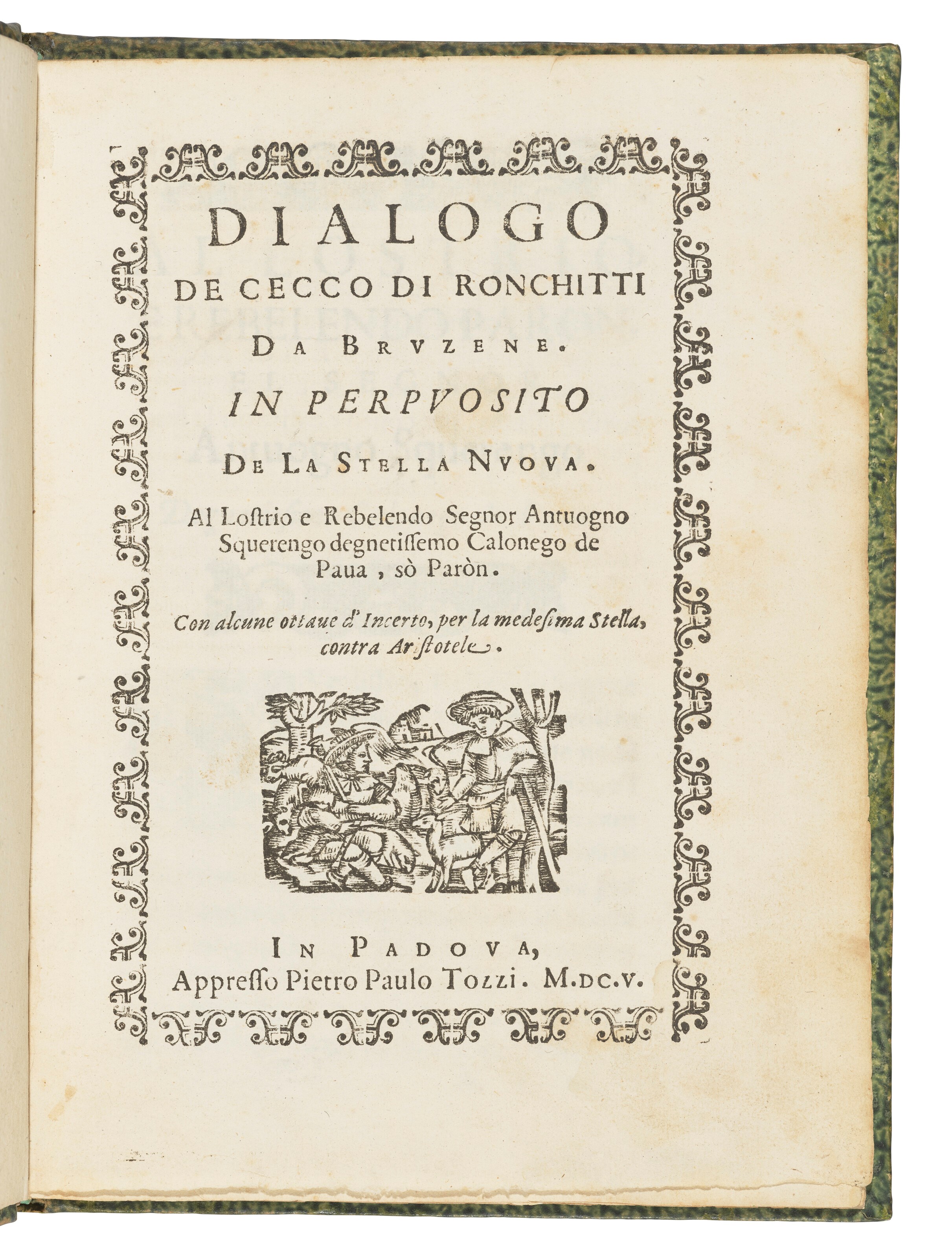 [GALILEO GALILEI (1564-1642) and Girolamo SPINELLI (c.1580-1647)]