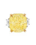 BULGARI COLOURED DIAMOND AND DIAMOND RING