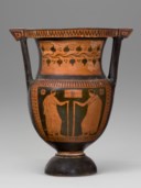 AN APULIAN RED-FIGURED COLUMN-KRATER