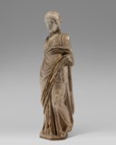 A ROMAN MARBLE DRAPED GODDESS