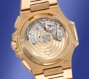 PATEK PHILIPPE. A LARGE AND ATTRACTIVE 18K PINK GOLD AUTOMATIC FLYBACK CHRONOGRAPH WRISTWATCH WITH DATE AND BRACELET