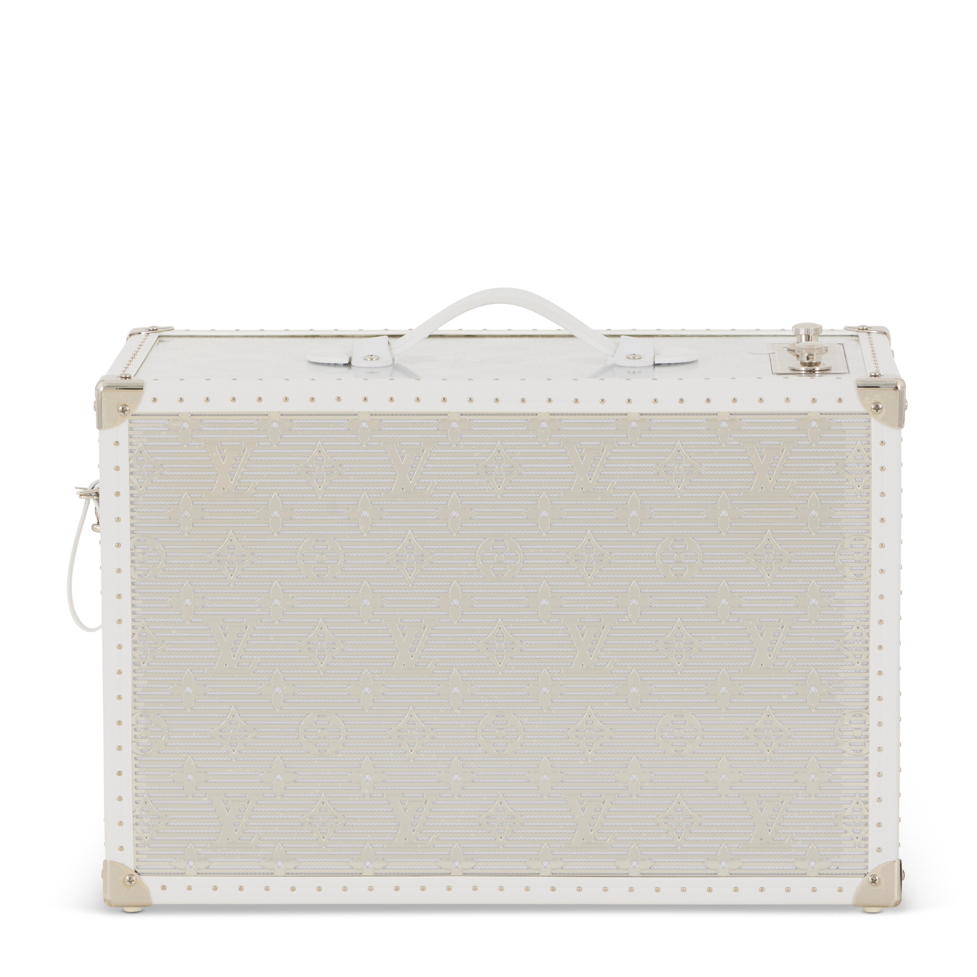 A LIMITED EDITION MIRROR MONOGRAM SPEAKER TRUNK