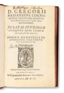 GRÉGOIRE DE NAZIANZE (329-390)