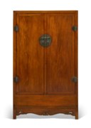 A RARE PAIR OF HUANGHUALI SQUARE-CORNER CABINETS
