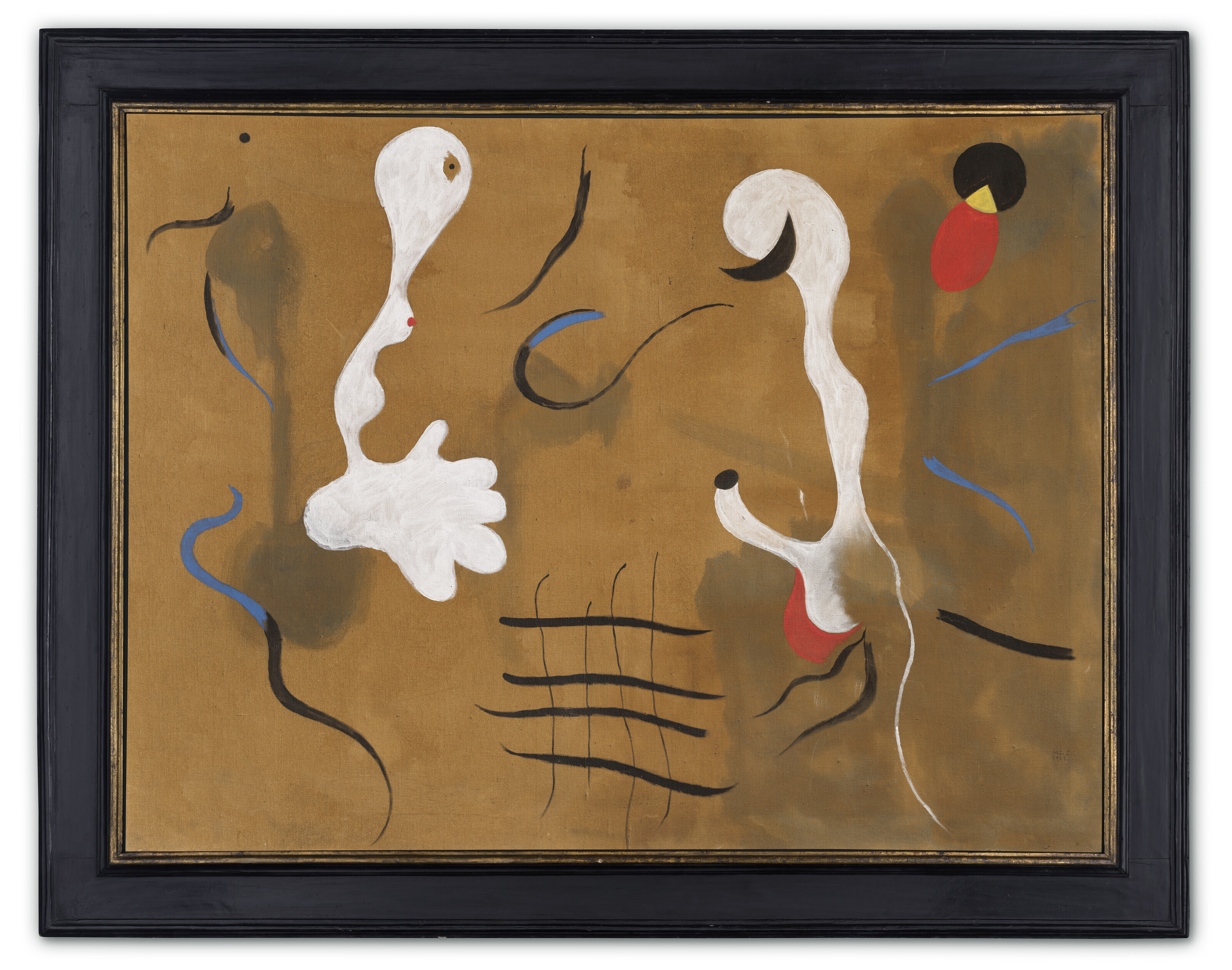 Joan Miro, Peinture (Les amants - Adam et Eve), 1925, offered in Monsoon: The Peter Simon Collection Evening Sale on 14 October 2026 at Christie's in London