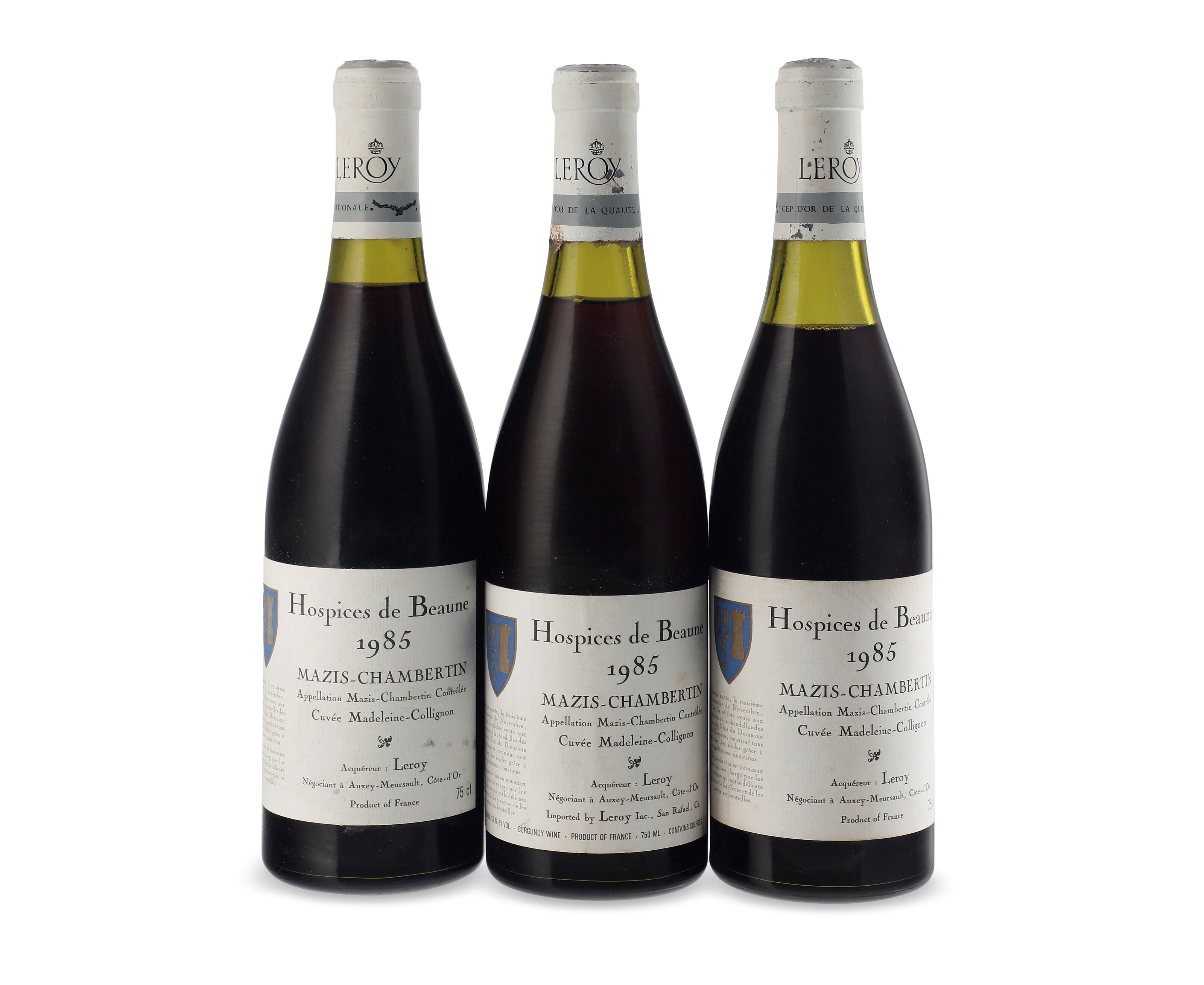 Hospices de Beaune (Maison Leroy), Mazis-Chambertin Cuvée Madeleine Collignon 1985