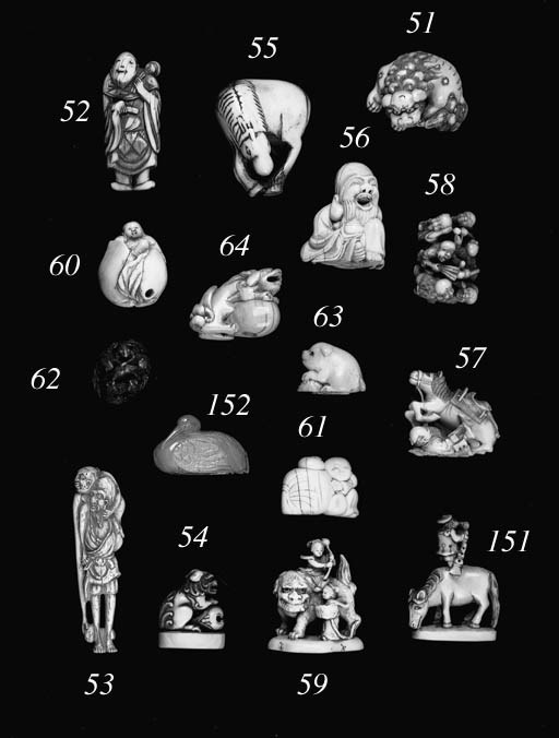 An ivory netsuke