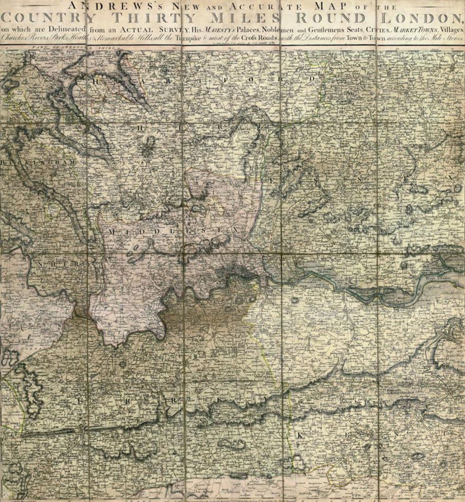 John Andrews (1736-1809), A New Physical, Historical, & Political Map ...