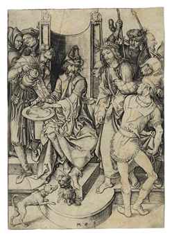 martin_schongauer_christ_before_pilate_f