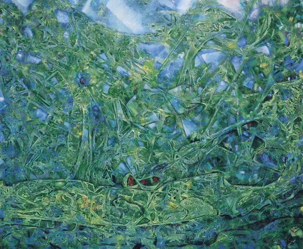 Max Ernst (1891-1976) , Le chant de la grenouilles (the song of the