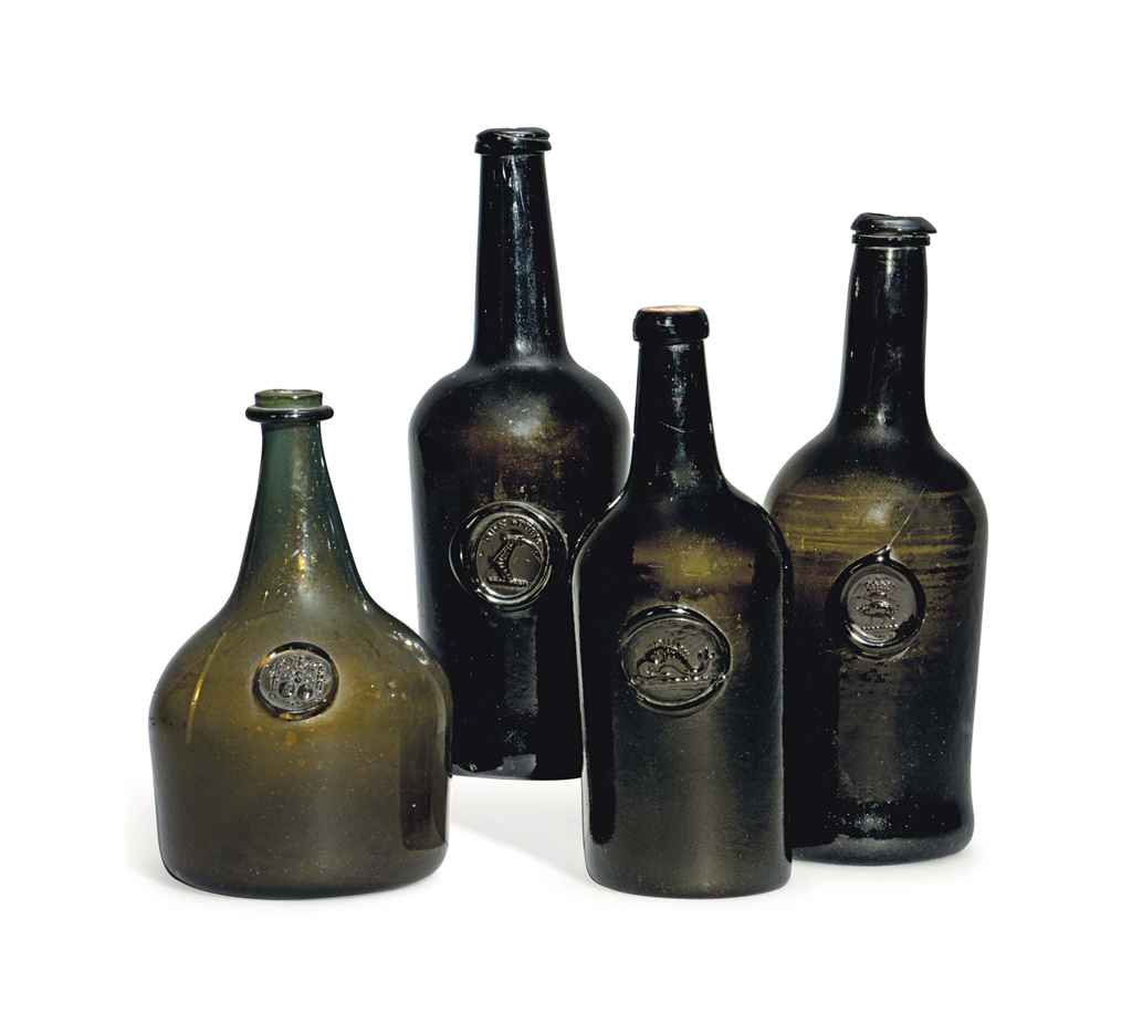 Старинные бутылки