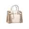 AN EXCEPTIONAL, MATTE WHITE HIMALAYA NILOTICUS CROCODILE DIAMOND BIRKIN 30 WITH 18K WHITE GOLD & DIAMOND HARDWARE
