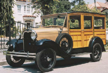 1930 Ford woody station wagon