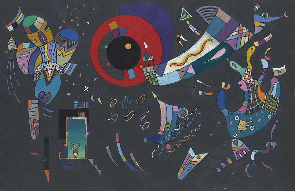 Wassily Kandinsky (1866&ndash;1944), Esquisse pour Autour du cercle, 1940. Oil on panel. 15 &frac12; x 23 ⅝ in. (39.4 x 60 cm.) Estimate: &pound;1,500,000&ndash;2,500,000. This work is offered in the Impressionist &amp; Modern Art Evening Sale on 22 June at Christie&rsquo;s in London