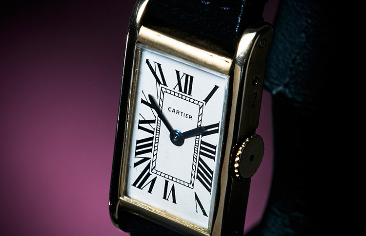 cartier women's vintage watch