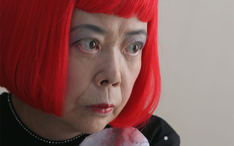 We saw the Yayoi Kusama robot at Louis Vuitton and it's terrifying