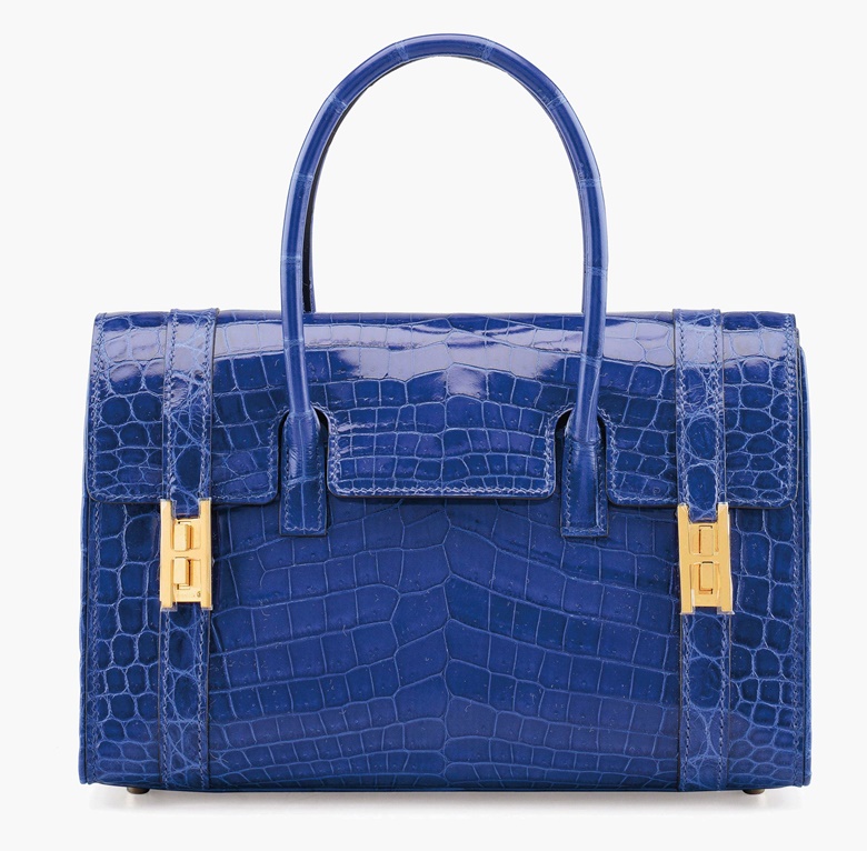 5 Handbags To Update Your Wardrobe This Spring Christie S A Shiny Electric Blue Nilo Crocodile Drag 26 Bag With Gold Hardware Hermès 2017