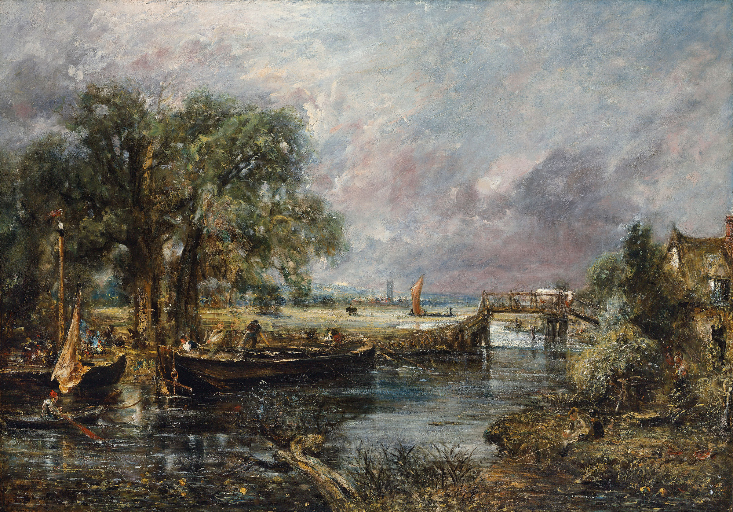 John Constable's 'View On The Stour Near Dedham' Christie's John Constable's 'View On The Stour Near Dedham' Christie's
