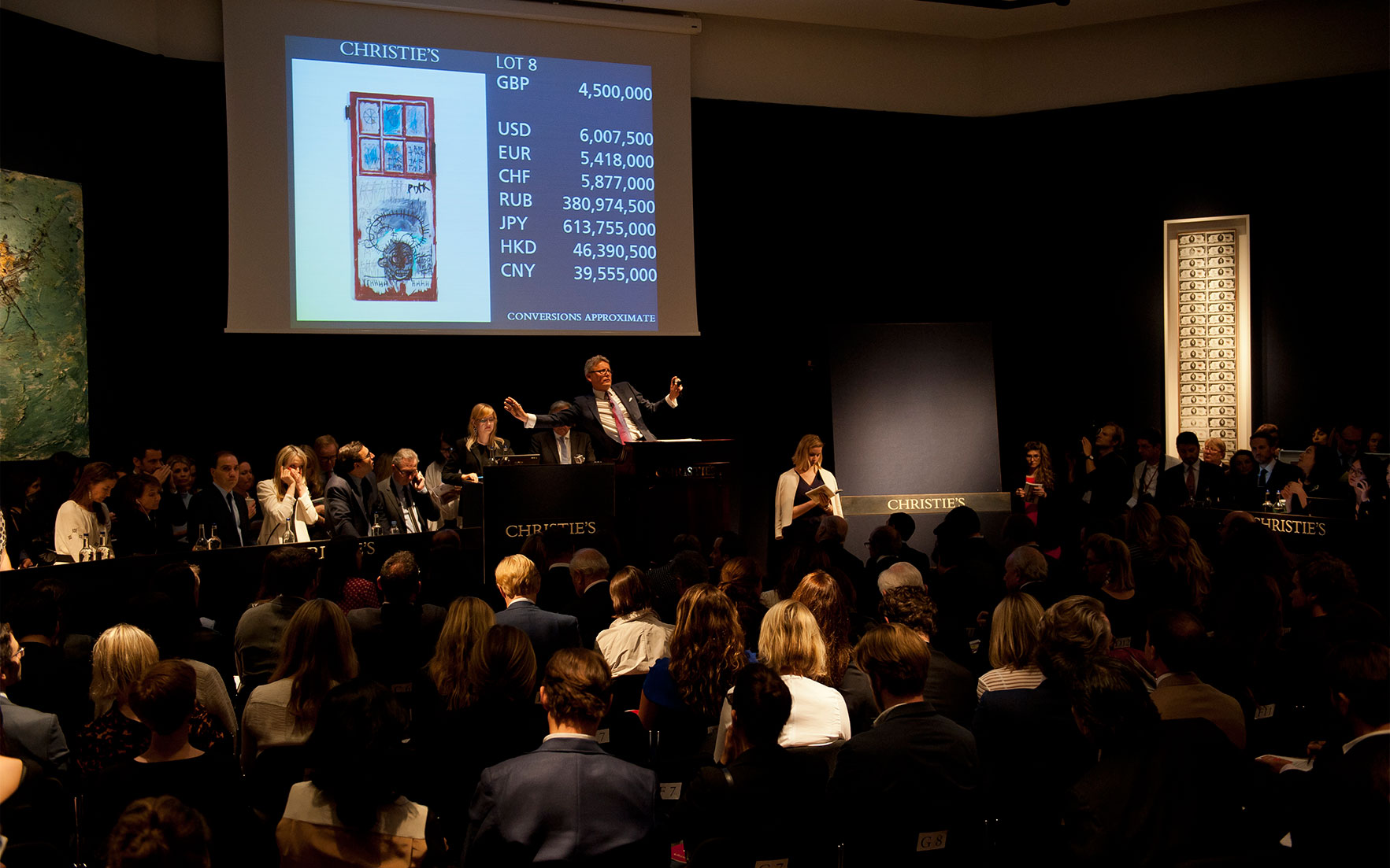 Exceptional sell through rates for Post-War and Contemporary Art Evening Auction in London