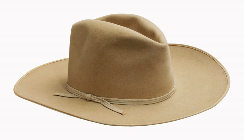 John Wayne. A cream Stetson, mid-20th century. Estimate £2,000-3,000. This lot is offered in the Out of the Ordinary sale on 14 September at Christies South Kensington. 