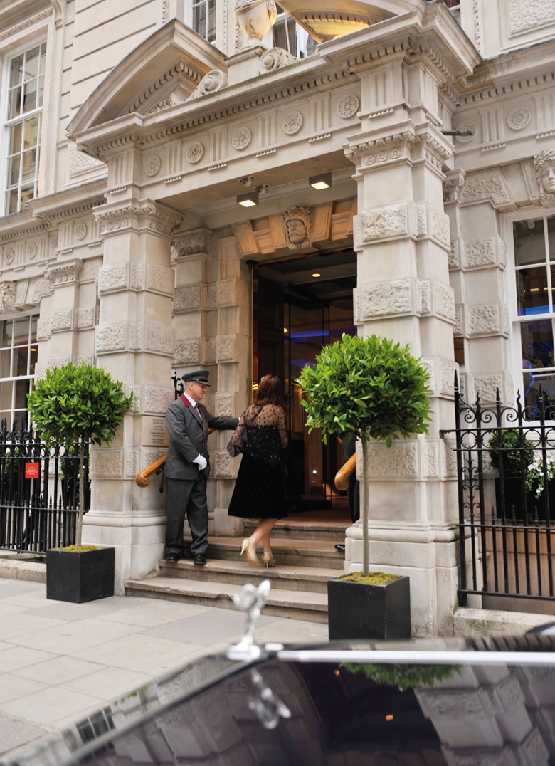 ‘The most important thing about being a doorman is meeting and greeting everyone — treat everyone exactly the same, keep on smiling and always have a great sense of humour’