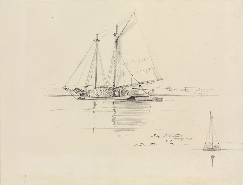 Andrew Wyeth (1917-2009), Stephen Taber, 1940. Pencil on paper. 14 ½ x 18 ¾ in (36.8 x 47.6 cm), sight size. Estimate $15,000-25,000. This work is offered in American Art Online, 16-22 September. © 2016 Andrew Wyeth  Artists Rights Society (ARS), New York
