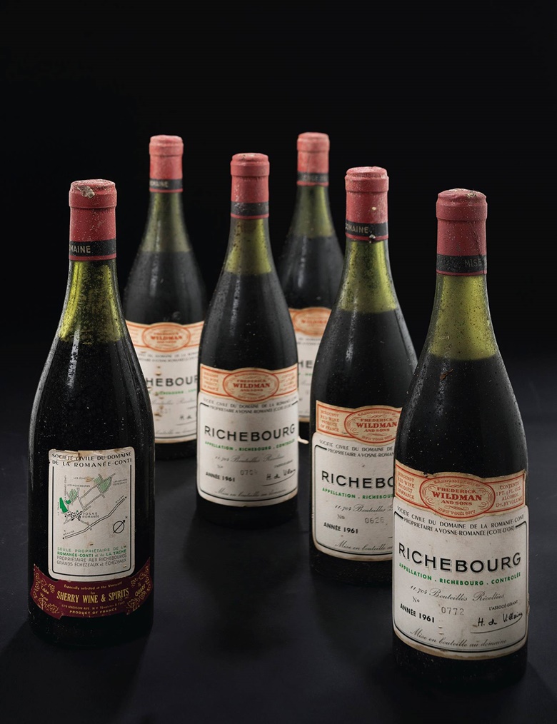Richebourg 1961. Browse and bid on old Burgundy lots offered in Christie’s Wine Online 13-27 September 2016
