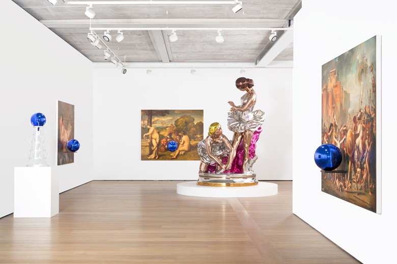 Jeff Koons. View of the exhibition Jeff Koons, Almine Rech Gallery, London. Courtesy of the artist and Almine Rech Gallery. Photo Melissa Castro Duarte