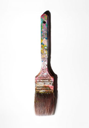 Andy Warhol’s (1928-1987) paintbrush. Photography Henry Leutwyler