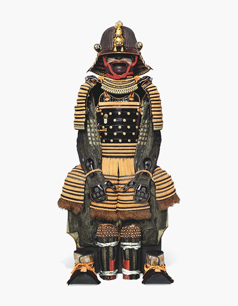A Gomai-Do Gusoku [Armour with Five-Piece Cuirass], the helmet signed Nagamichi, Edo period (17th-18th century) Estimate £8,000-£10,000. This lot is offered in  Art of Japan on 8 December 2016 at Christie’s in London, King Street