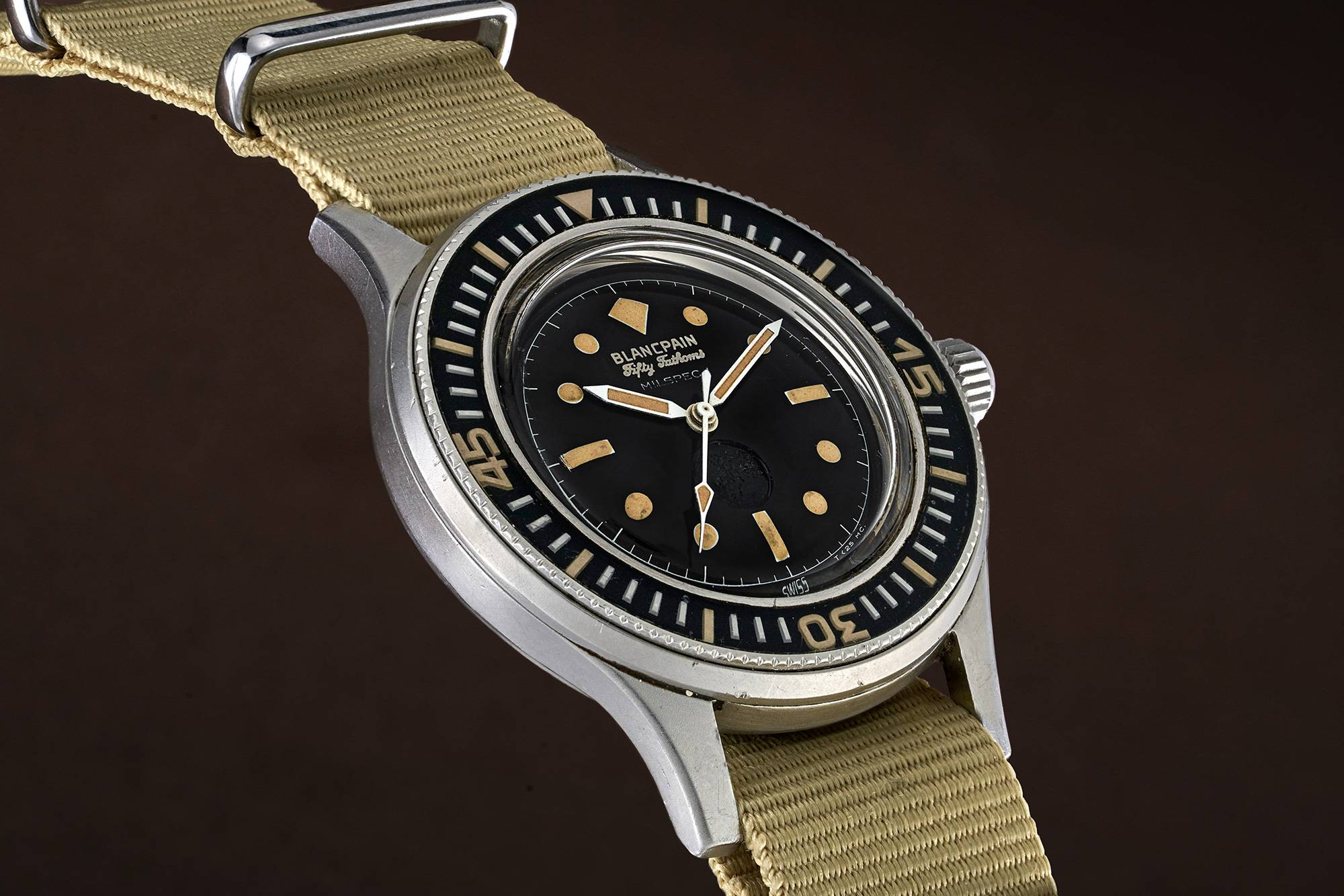blancpain fifty fathoms mil spec for sale