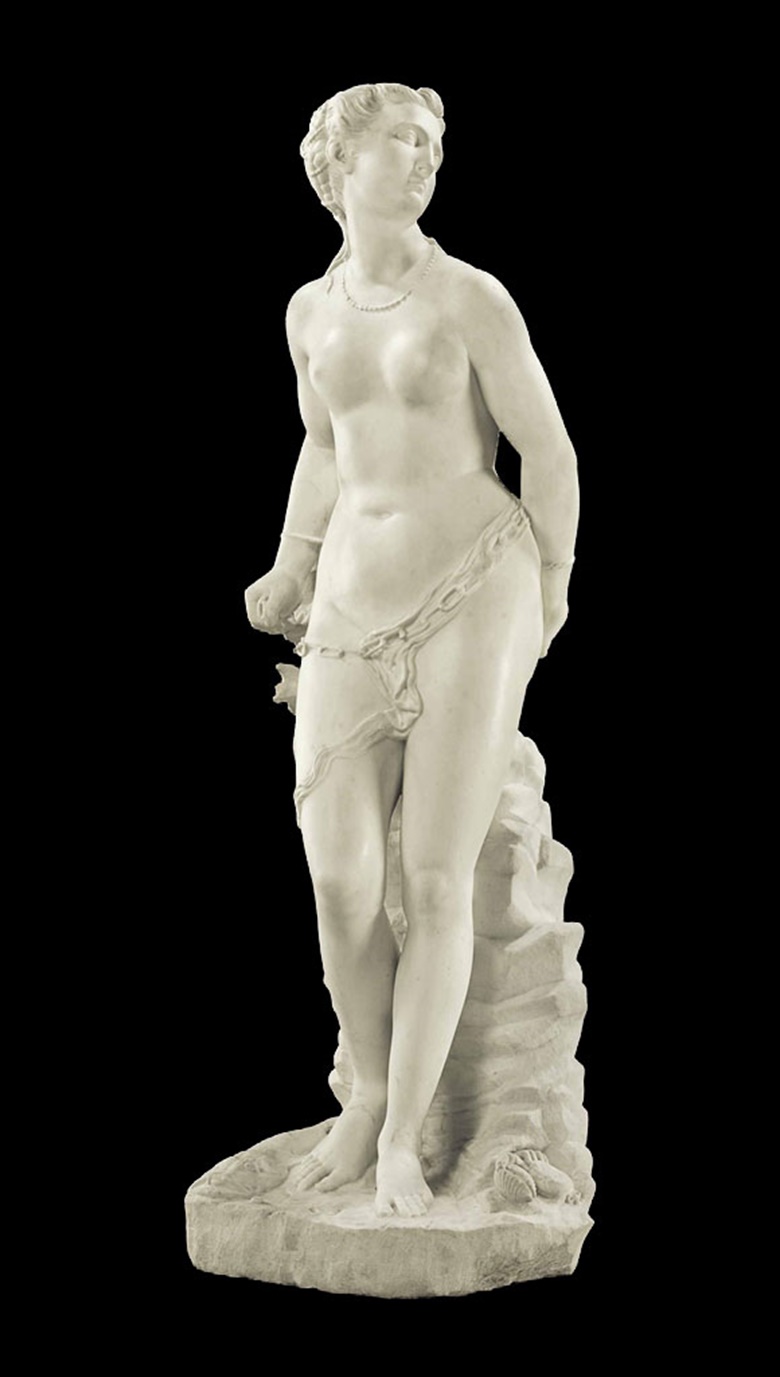 A marble figure of Andromeda, by Pietro Paolo Olivieri (1551-1590), circa 1580-1590. 63 in (160 cm) high. Sold for $665,000 on 13 April 2016 at Christie’s in New York