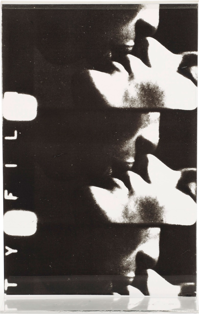 Andy Warhol, Kiss, 1966. Screenprint on plexiglass. Estimate £5,000-7,000. This work is offered in Prints & Multiples, 29 March 2017
