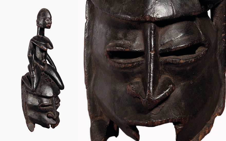 Rare African Dogon mask returns to Paris