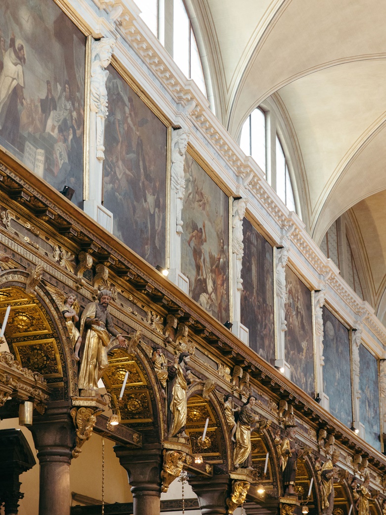 Inside the Church of Santa Maria dei Carmini. Photo Mattia Balsamini
