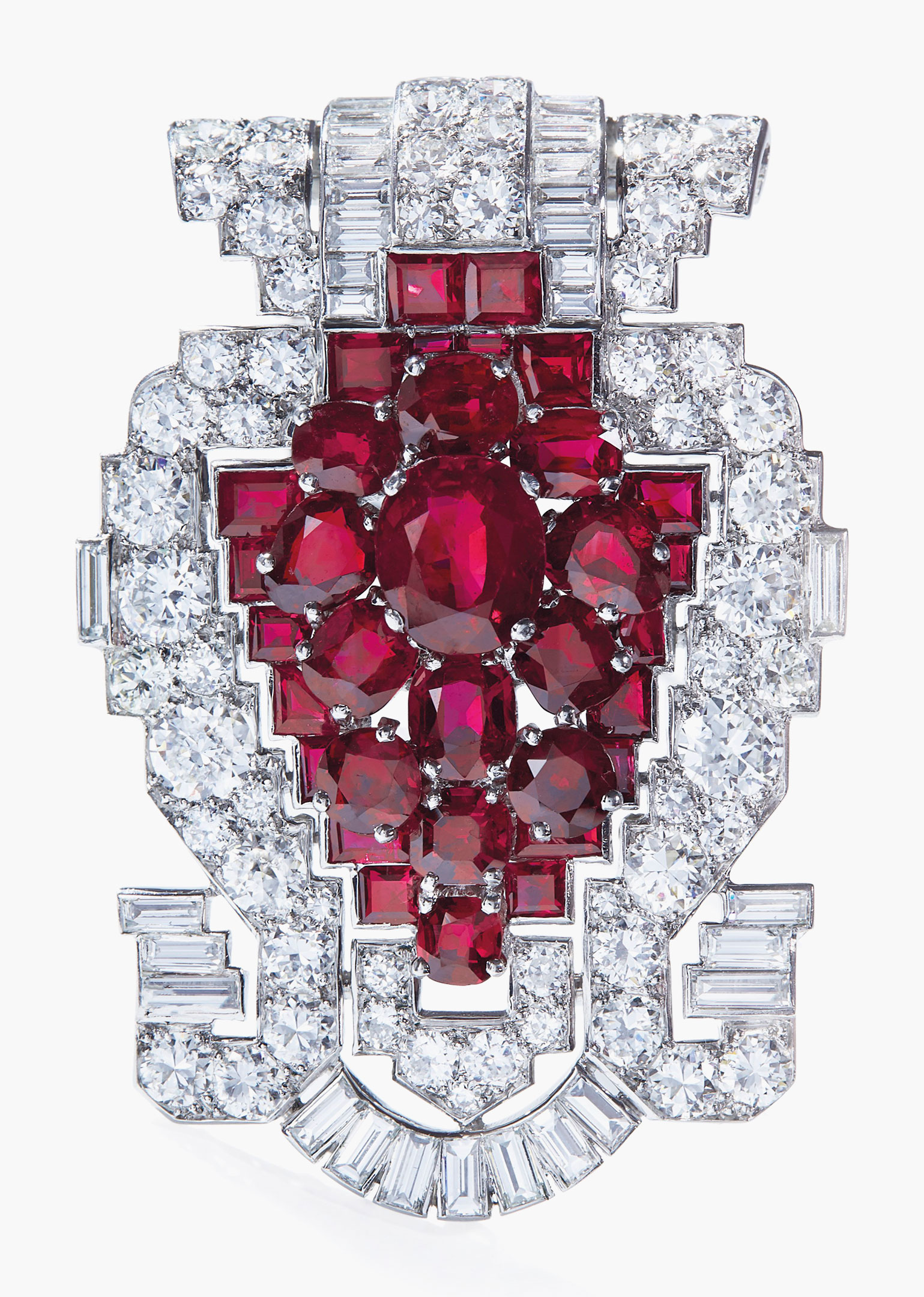 cartier diamond brooch