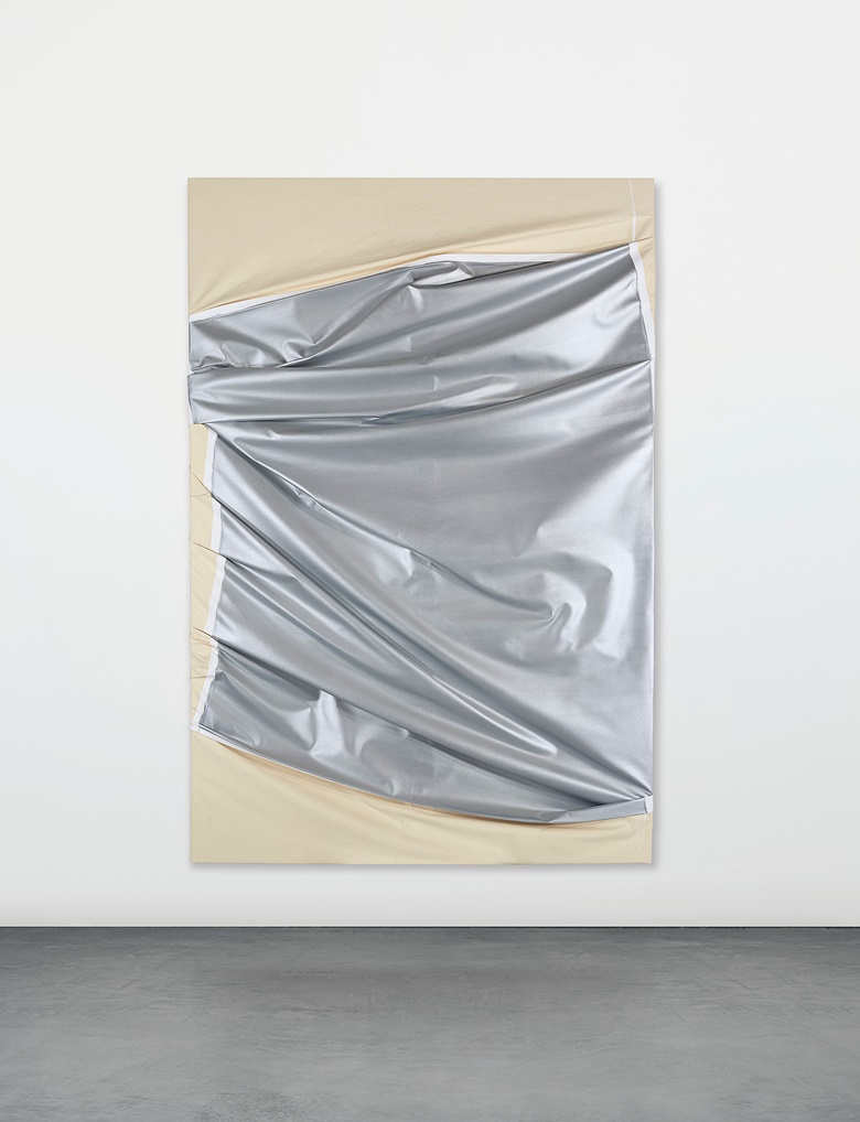 Steven Parrino (1958-2005), Death in America #1, 2003. Enamel on canvas. 106½ x 70⅞ in (270.5 x 180 cm). Estimate $800,000-1,200,000. This work is offered in the Post-War and Contemporary Art Evening Sale on 17 May at Christie’s in New York