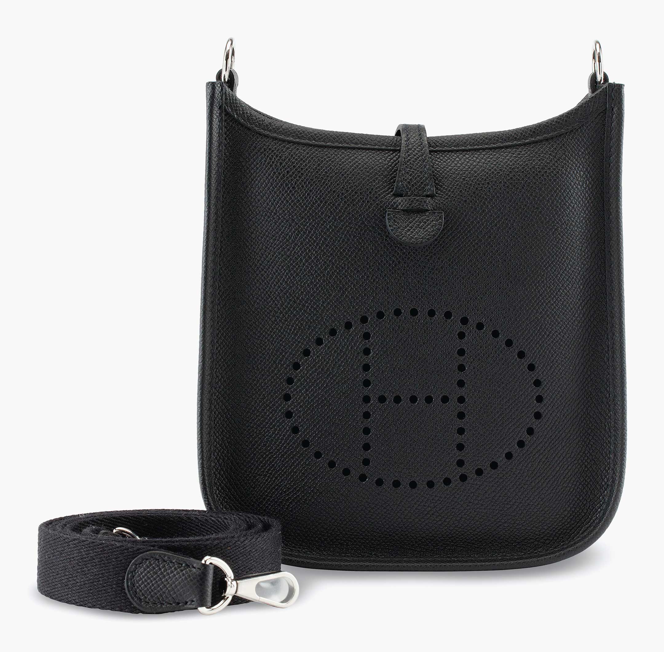 hermes mini evelyne black