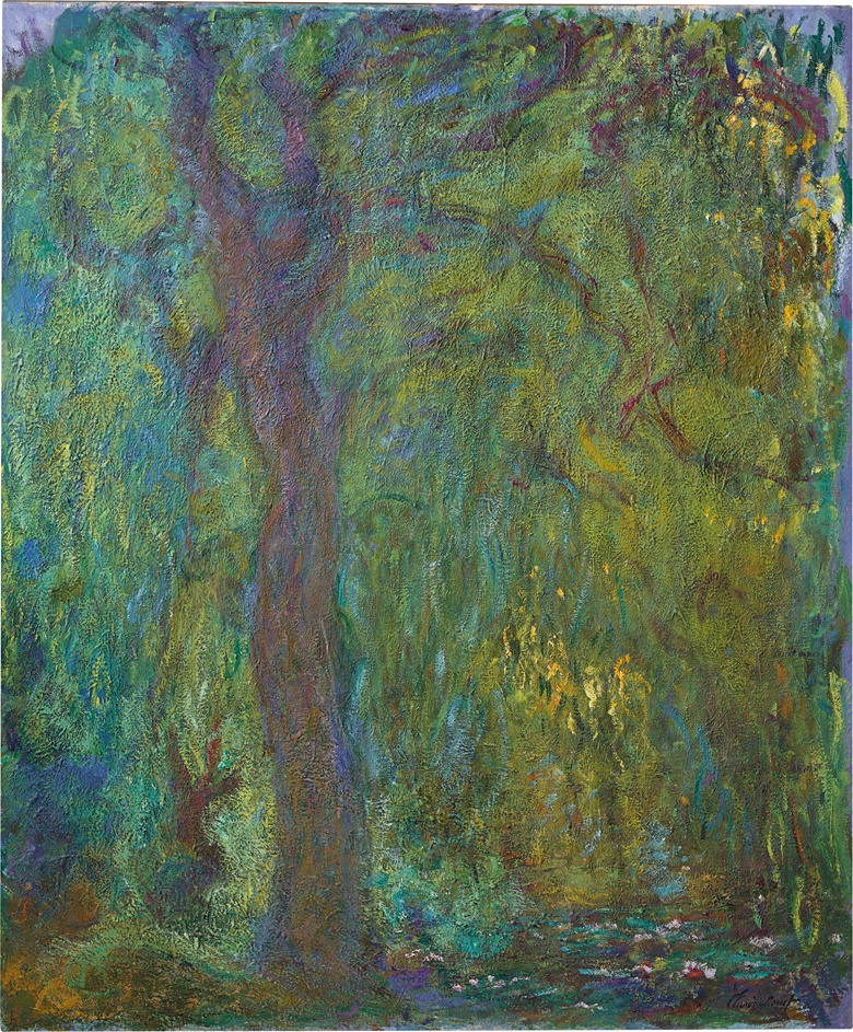 Claude Monet (1840-1926), Saule pleureur, 1918-19. Oil on canvas. 51⅜ x 43⅜ in (130.5 x 110.2 cm). Estimate &pound;15-25 million. This work is offered in the Impressionist and Modern Art Evening Sale on 27 June at Christie&rsquo;s London