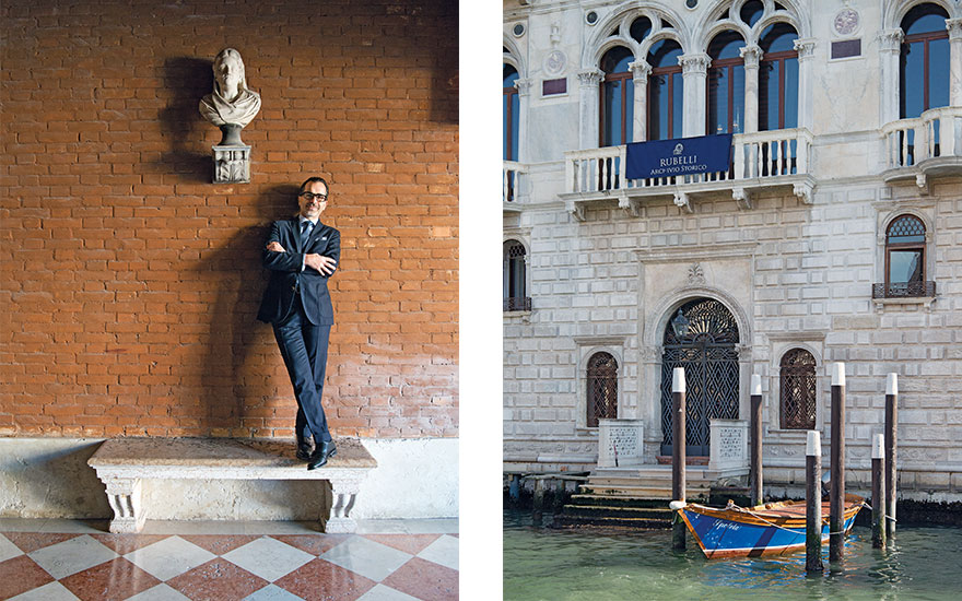 Nicolò Rubelli; the Palazzo Corner Spinelli on the Grand Canal. All photography by Ambroise Tézenas