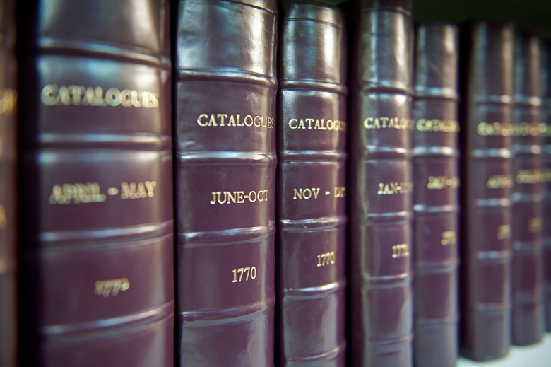 Christie’s collection of sale catalogues dates back to 1766