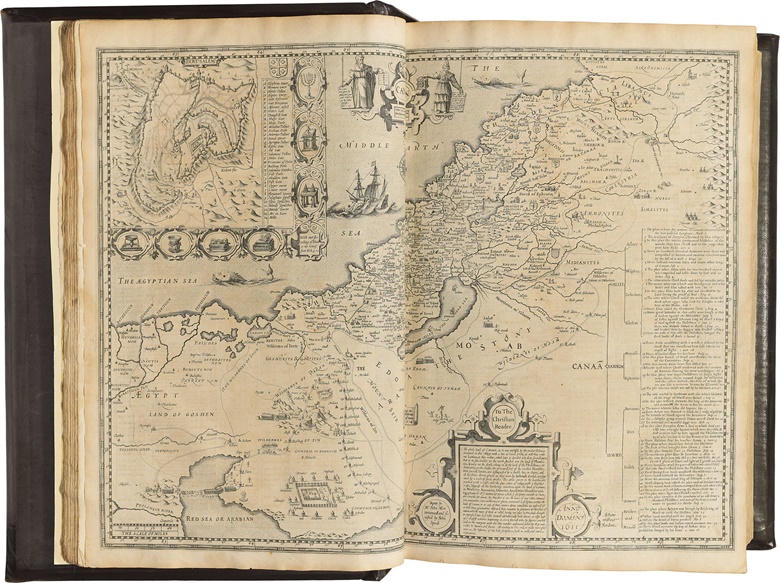 First edition of the King James Bible, with the reading ‘he’ in Ruth 315. London Robert Barker, 1611. Sold for £167,000 on 12 July 2017 at Christie’s in London